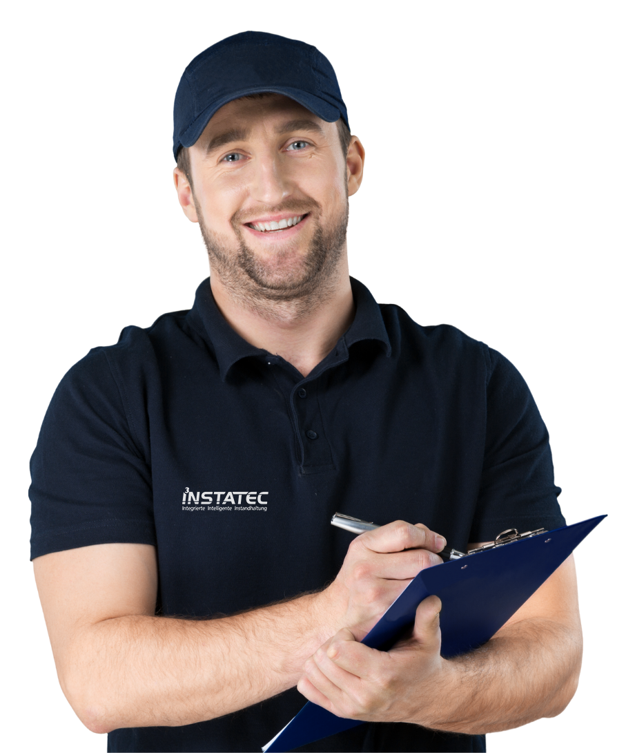 Das Foto zeigt ein Portrait eines SERVICE-Mitarbeiters der INSTATEC GmbH.